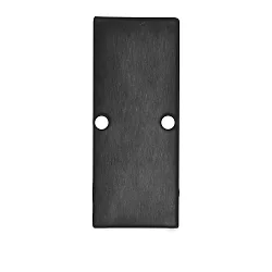 Accessory for profile HIDE DOUBLE - aluminium endcap EC90 incl. screws, black RAL 9005