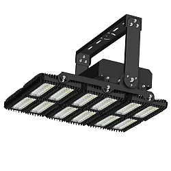 floodlight FLOOD 1350W asymmetrical, adjustable IP66, black dimmable