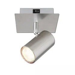 wall luminaire rotatable, with switch, tiltable GU10 IP20, white dimmable