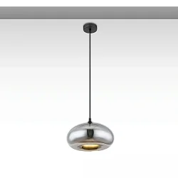 pendant luminaire INFINITY OVAL 1 flame, round E27 IP20, dimmable