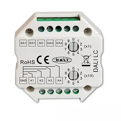 dimmer DALI MASTER 4-ADDRESS / PUSH DALI controllable, white