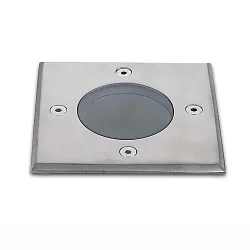 floor recessed luminaire IP67, silver