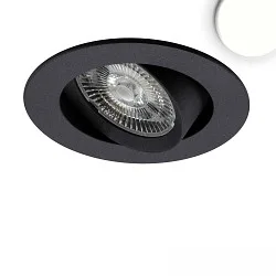 recessed luminaire SLIM68 MINI AMP round IP40, black  8W 960lm 4000K