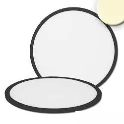 ceiling luminaire SLIM300 up / down, round IP44, black 