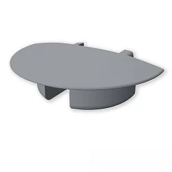 end cap EC231 (MINI-EB V2 / SURF/DIVE 12) round, built-in version, set of 1, with cable hole