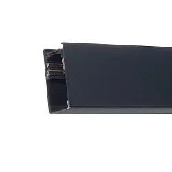surface-mounted track TRACK48 SURFACE 4-pole, magnetic mounting, black