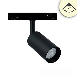 track spot SPOT 16W - TRACK48 swivelling, UGR < 19, switchable, magnetic mounting IP20, black 