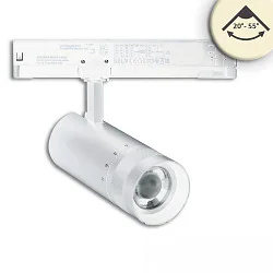 3-phase spot 24W - 20°-55° (DALI) rigid, DALI controllable, focusable IP20, dimmable