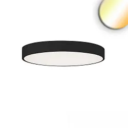 ceiling luminaire COLOR SWITCH ROUND - Ø 60CM CCT Switch, UGR < 19, multipower IP40, black dimmable