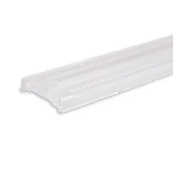 lens C64 2X25° ASYM DOUBLE (LAMP30 V2) double, asymmetrical, transparent