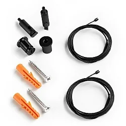 accessories wire suspension Z04 (LAMP30 V2) 2-fold, black 150cm