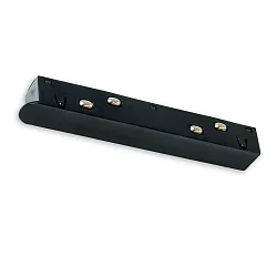 connector TRACK48 - LINEAR MINI rigid, electric, 4-pole, universal, black