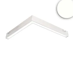 track spot CORNER 90° HORIZONTAL - TRACK48 (DALI) rigid, DALI controllable, horizontal, prismatic IP20, white dimmable