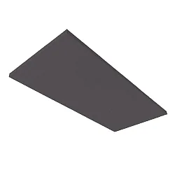 ACUOSTIC ABSORBER H25 / 50 X 119.2CM, anthracite