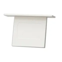 3-phase end cap CLASSIC 1 piece, white