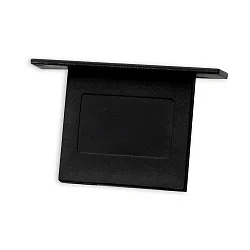 3-phase end cap CLASSIC 1 piece, black