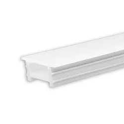 accessories profile cover FLEX-COVER16 TWIST+BEND, opal, white 2000cm