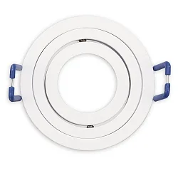 mounting frame MR11/GU10 MINI SPOT round, swivelling, white