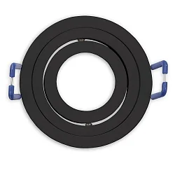mounting frame MR11/GU10 MINI SPOT round, swivelling, black