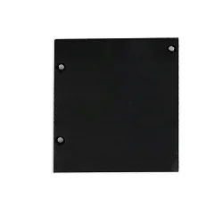 end cap EC 133 CURTAIN 10 ONE FLAT VISOR 2 pcs., left-right, white
