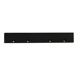 end cap EC 128 CURTAIN 10 DOUBLE 2 pcs., black