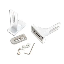 wall holder 2 pcs., short, white