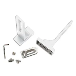 wall holder 2 pcs., long, white