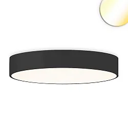 ceiling luminaire DN800 PHASE CCT Switch, multipower IP44, black dimmable