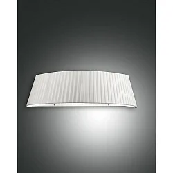 Fabas Luce DOROTEA Wall luminaire, E27, height: 16cm, Pleating beige