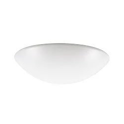LED Wall / Ceiling luminaire, spherical, 30,5-52W, 3000K, 7000lm, IP40, silk gloss, white