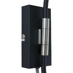 AN Wall luminaire FJORGARD, 1 flame, black