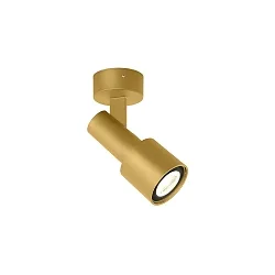 Wall /Ceiling luminaire SARA 1.0 PAR16, GU10 max. 12W, swivelling 90°, gold