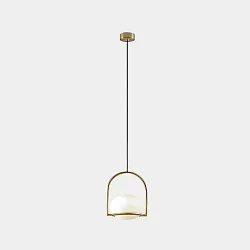 pendant luminaire COCO SINGLE E14 IP20, gold