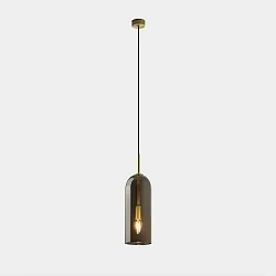 pendant luminaire GLAM E14 IP20, gold