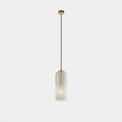 pendant luminaire GLAM E14 IP20, gold