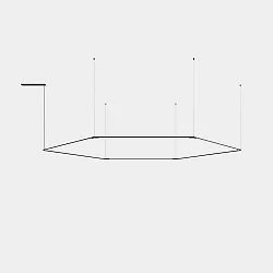 pendant luminaire TUBS MODULAR LED IP20, black dimmable