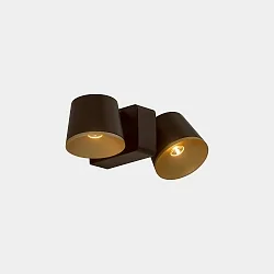 wall and ceiling luminaire DRONE DOUBLE LED 2 flames IP20, dimmable