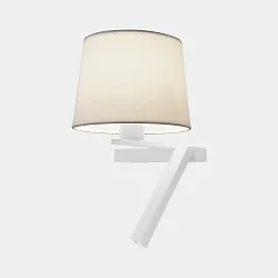 wall and ceiling luminaire HALL SLIM LED E27, shade excl., white