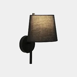 wall and ceiling luminaire CLIP LED E27, shade excl., black