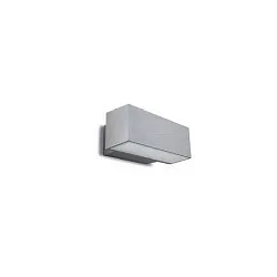 outdoor wall luminaire AFRODITA LED DOUBLE EMISSION - 30CM up / down, DALI controllable IP66, grey dimmable