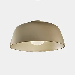 wall and ceiling luminaire MISO Ø 433MM E27 IP20, grey, mat, stone dimmable