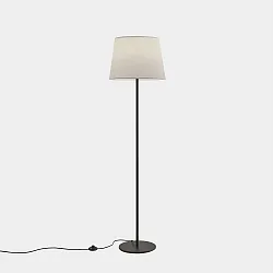 floor lamp METRICA ROUND E27, shade excl., black