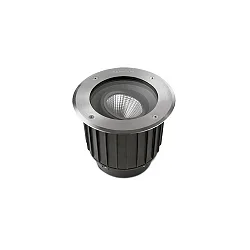 floor recessed luminaire GEA COB 125 adjustable, passable, on/off IP65, stainless steel 