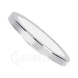 LED diffuser lamp rund, Ø14.7cm, GX53, 8W 2700K/4000K 650lm, chrome