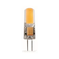 LED pin base lamp, 12V AC, G4, 1.8W 2800K 180lm