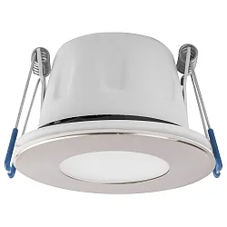 outdoor recessed luminaire TEGO SLIM DOWNLIGHT 68MM rigid IP65, nickel dimmable