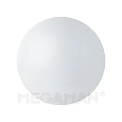 Surface mounting LED luminaire RENZO PLUS+ CCT, IP44 IK03, Ø 33cm, 15W 3000K/4000K 1000/1400lm 110°, white
