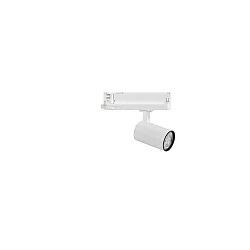 3-phase spot MARCO 2 MINI DBT swivelling, rotatable IP20, powder coated, transparent, white 