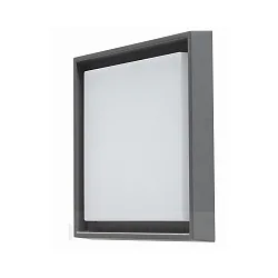 Outdoor LED luminaire QUADRO L for wall or ceiling, 27 x 27cm, IP54, 25W 3000K 2900lm