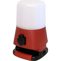 LED Work lamp HELFA 360° site luminaire, 40W, 5000K, 4000lm, IP54, red